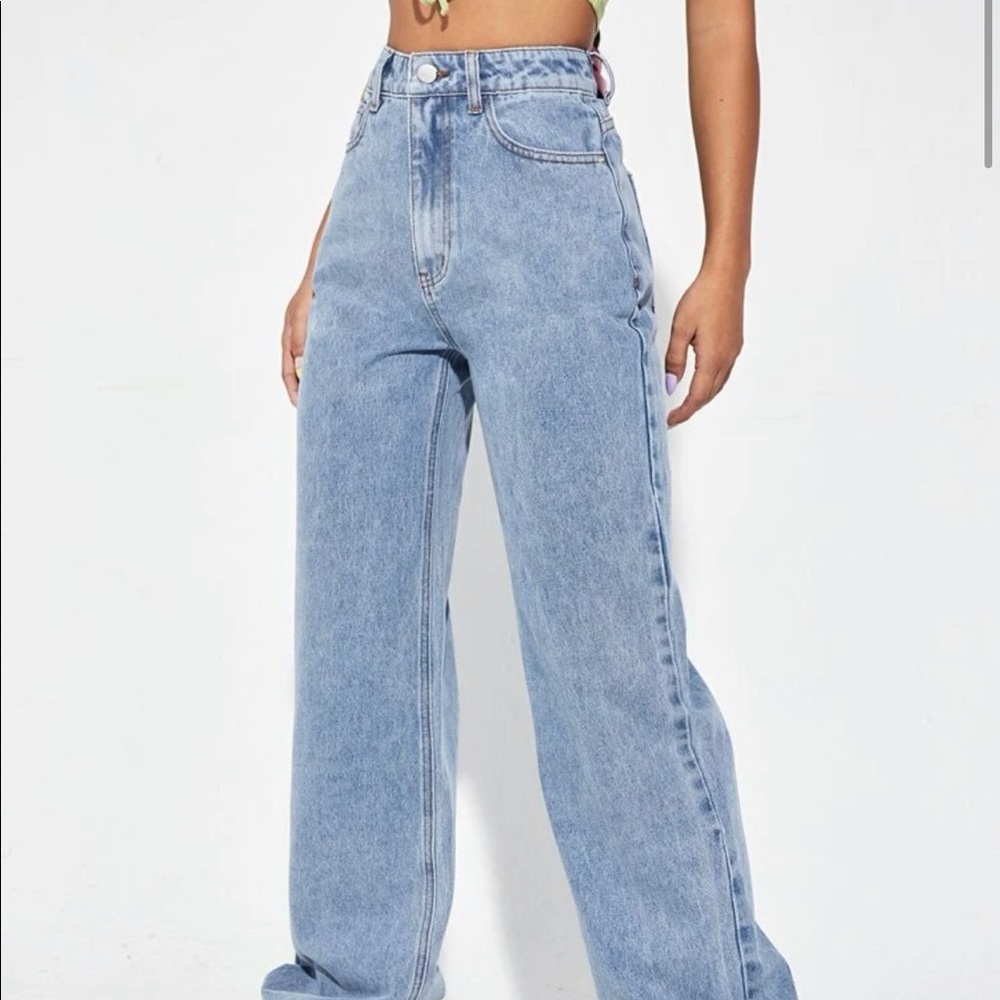 High Waist Wide Leg Jeans